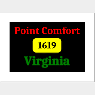 Point Comfort 1619 Posters and Art